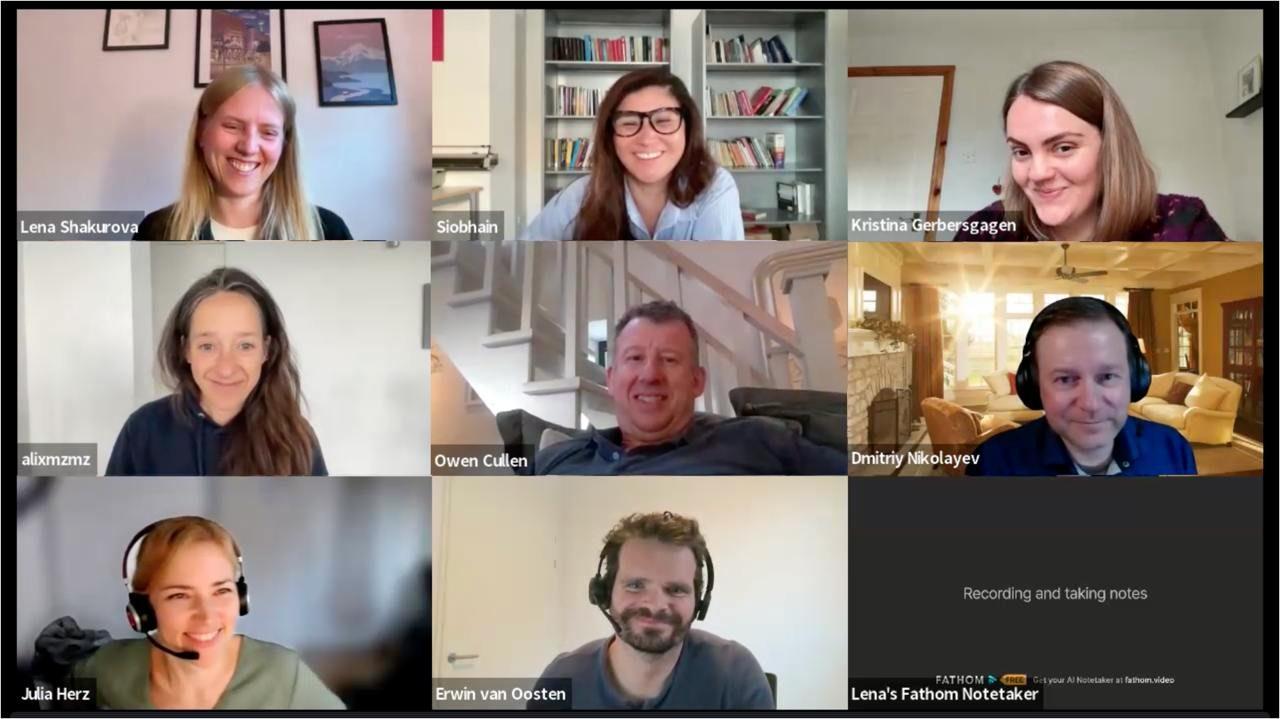 Live online session of the AI Automation for Business Leaders cohort on Maven