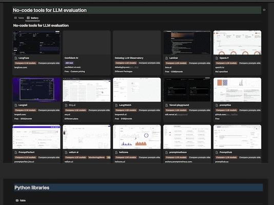 Preview of the LLM eval library: no-code tools for LLM evaluation